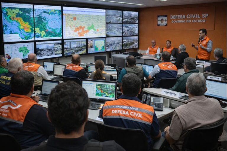 Defesa Civil articula plano de enfrentamento a ciclone em São Paulo