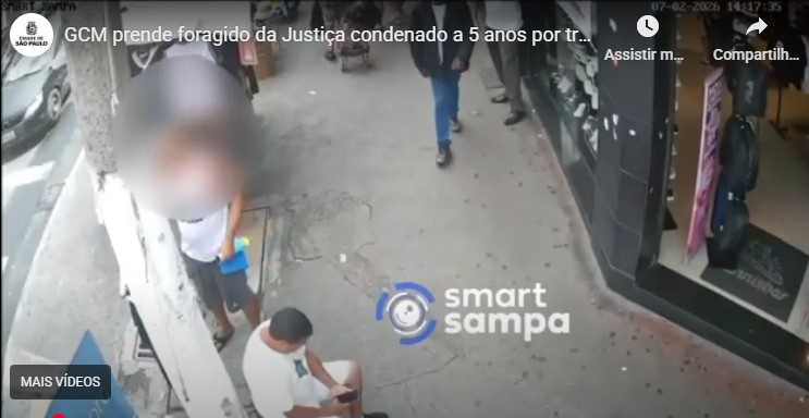 Smart Sampa leva à prisão condenado por tráfico na Lapa e chega a 2.730 foragidos capturados em São Paulo