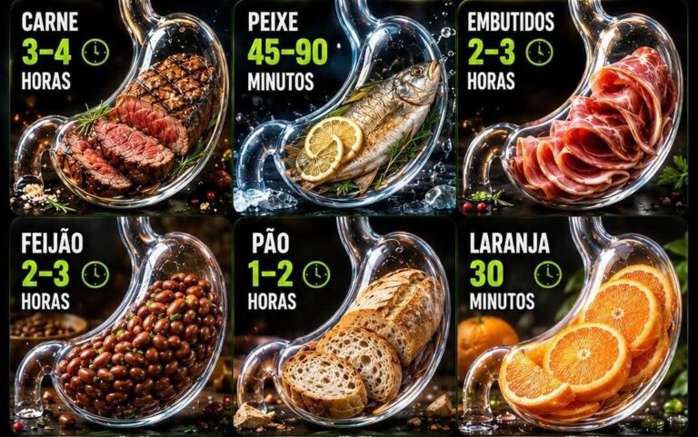 QUANTO TEMPO LEVA OS ALIMENTOS?