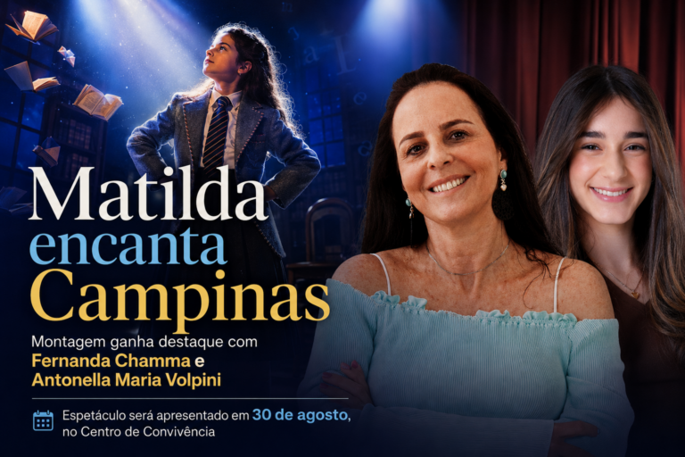 Matilda The Musical JR chega a Campinas sob direção de Fernanda Chamma e valoriza nova geração do teatro musical