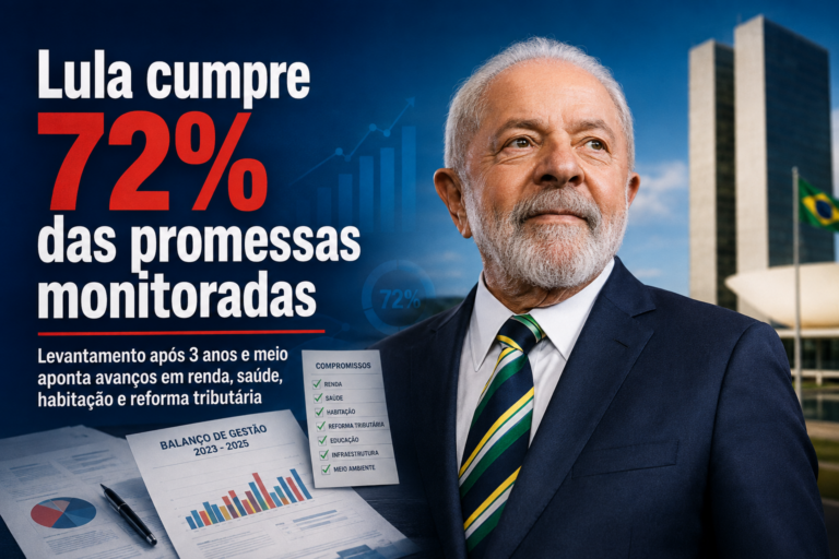 Lula transforma compromissos em entregas e cumpre 72% das promessas monitoradas pelo G1
