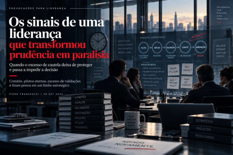Os sinais de uma liderança que transformou prudência em paralisia